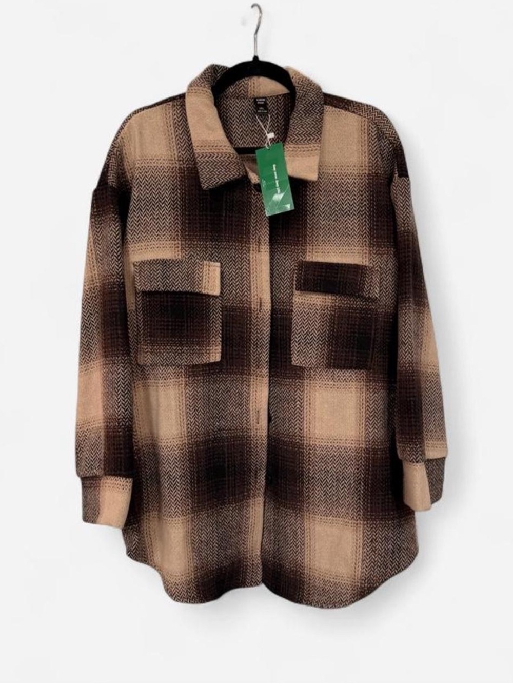 NWT! Plus Size Fall Shacket Jacket Flannel